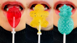 asmr CANDY JELLY ICE FOOD eating sounds mukbang [upl. by Rehpotsyrk]