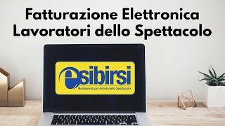 Fatturazione Elettronica per lavoratori dello spettacolo [upl. by Yromas662]