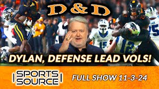 DYLAN SAMPSON amp DEFENSE LEAD TENNESSEE PAST KENTUCKY  THE SPORTS SOURCE FULL SHOW 11324 [upl. by Nylkoorb]