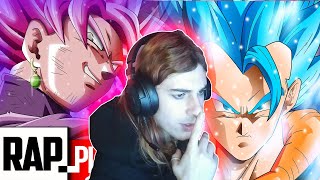 GOKU BLACK VS GOGETA EPIC RAP Kronno Zomber Ivangel Music  Reacción [upl. by Wiley]