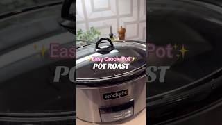 Pot roast recipe ✨ toddlermeals potroast crockpot easydinner [upl. by Alegnat]