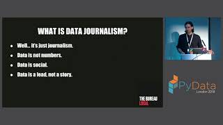 Charles Boutaud Democratising data journalism  PyData London 2018 [upl. by Aimet496]