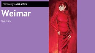 GCSE Germany 3 Overview of the Weimar Republic [upl. by Boonie]