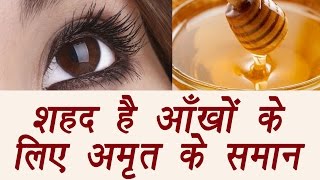 Surprising benefits of Honey for your eyes  शहद है आँखों के लिए अमृत के समान  Boldsky [upl. by Darleen]