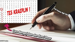 TES KRAEPLIN  KUNCI DASAR LULUS 99 [upl. by Bayless551]