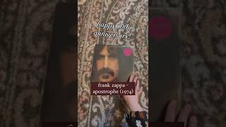 Frank Zappa’s Apostrophe 50 Years Later  vinyl Monday in 60 Seconds [upl. by Iru]