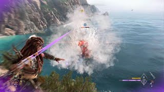 Horizon Forbidden West Fast Tideripper kill Very hard PS5 gameplay [upl. by Eirrot303]