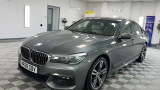 2018 68 BMW 730D M Sport In Space Grey With Oyster Leather For Sale in Cardiff [upl. by Neslund222]