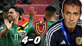 GOLEAN A LA VINOTINTO BOLIVIA 40 VENEZUELA  TIENE EL BOCHA BATISTA LA CULPA [upl. by Lahey107]