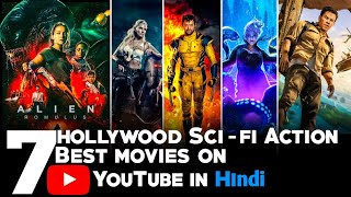 Top 7 Best Scifi Action Hollywood Movies in Hindi  2024 Hollywood Movies [upl. by Elo]