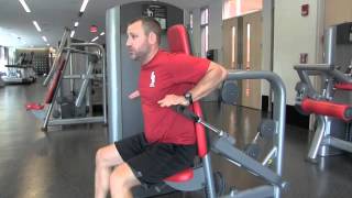 Life Fitness Tricep Press [upl. by Lerat]