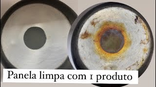 COMO LIMPAR PANELA COM APENAS 1 PRODUTOlimpeza dicasdecozinha dicadecasa dicasincriveis panelas [upl. by Violette]