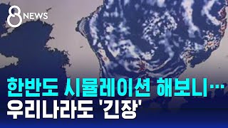 한반도 시뮬레이션 해보니…일본 지진에 우리나라도 긴장  SBS 8뉴스 [upl. by Aneema552]