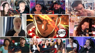 To the Infinity Castle  Muzan vs Hashira Reaction Mashup Demon Slayer Kimetsu No Yaiba S4 Finale [upl. by Marybeth284]