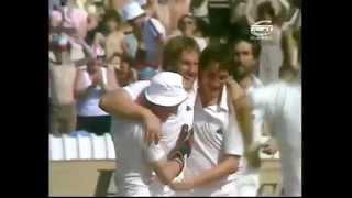 Ian Beefy Botham spell of 5 wickets for 1 run at Edgbaston 1981 Ashes [upl. by Nerrawed]