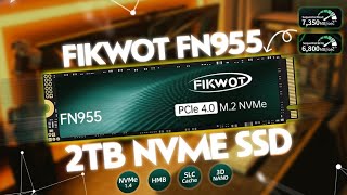 Fikwot FN955 2TB SSD M2 2280 PCIe Gen4 x4 NVMe 14 Internal Solid State Drive [upl. by Adelheid]