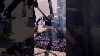 Patch it up Infrared asphalt repair 🔥 oddlysatisfying shorts [upl. by Corette646]