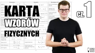 KARTA WZORÓW  MATURA FIZYKA cz1 [upl. by Spears]