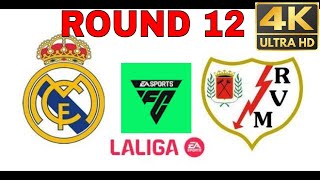 EA FC 24 gameplay 4K  Real Madrid vs Rayo Vallecano La Liga Santander  Round 12 [upl. by Winifred]