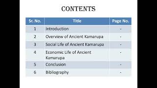 quotSocial and Economic Life of Ancient Kamarupaquot Project of History Class XII AHSECNCERT 202425 [upl. by Artemas]