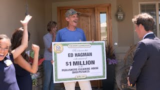 PCH Sweepstakes Winner Ed H From Salt Lake City UT Wins 100000000 Great American Sweepstakes [upl. by Yreffeg]