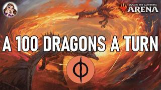 Making 100 Dragons Per Turn  MTG [upl. by Olgnaed]