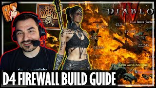 KRIPP’S FIREWALL SORC BUILD GUIDE Final  Diablo 4 [upl. by Macintosh]