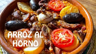 EL QUE HACEMOS MAYORÍA VALENCIANOS ARROZ AL HORNO [upl. by Leimaj609]