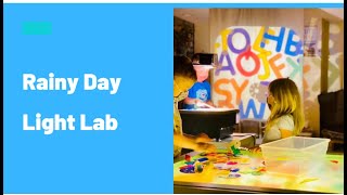 Home Daycare  Rainy Day Light Lab reggiohomedaycare homedaycarecurriculum homedaycare [upl. by Kahlil633]