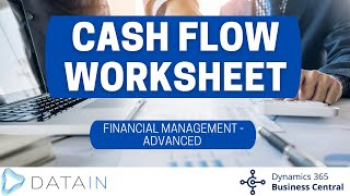 276 General Ledger CASH FLOW WORKSHEET  Dynamics Business Central NAV [upl. by Verne]