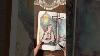 Emerald amp Turquoise 💚📚 asmr scrapbooking journaling creativejournaling scrapbookingideas [upl. by Casilde459]