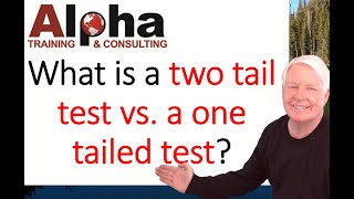 Two tailed vs One tailed in hypothesis testing [upl. by Marge]