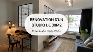 RENOVATION DUN STUDIO DE 38M2 [upl. by Ajar576]