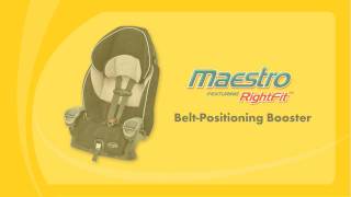 Car Seat Installation Maestro as a BeltPositioning Booster [upl. by Oaks]