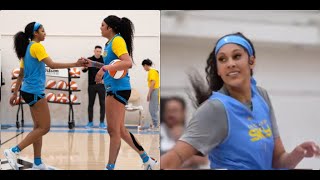 Angel Reese and Kamilla Cardoso putting in work at the Chicago Sky training camp day 2 [upl. by Hernandez744]