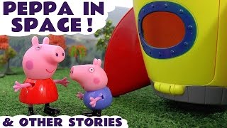 Peppa Pig Toys Stories  Peppa In Space Toy Play [upl. by Yesak]