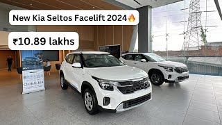 Kia seltos HTE Petrol Base Model 2024  Detailed  ₹1089 lakhs [upl. by Amihsat]