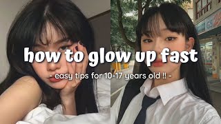 How To Glow Up Fast for 1317 years old 🌷✨  simple and easy ways [upl. by Wurster376]