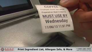 Date Code Genie  Food Prep Labeling System [upl. by Jeffrey]