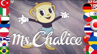 Miss Chalice in different languages ll Cuphead [upl. by Ikcim]