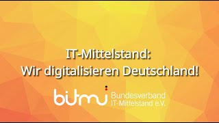 ITMittelstand Wir digitalisieren Deutschland [upl. by Yesrod]