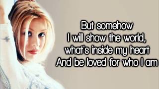 Christina Aguilera  Reflection Lyrics HD [upl. by Eirdua]