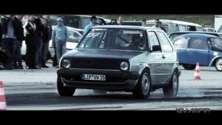 16Vampir VW Golf 2 4Motion 1013HP Best Of 2012 [upl. by Novelia]