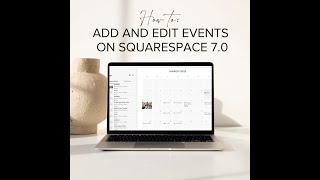 How to Create or Edit Events and Calendar in Squarespace 70 by Gretchen Kamp [upl. by Blaise]