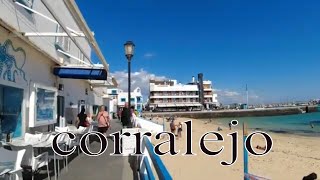 Beach walk corralejo Fuerteventura [upl. by Bethel]