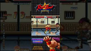 Real Bout Fatal Fury Genesis  Krauser Combo snk fatalfury 16bits retrogaming megadrive [upl. by Cummine]