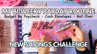 USE THIS EASY BIWEEKLY PAYDAY ROUTINE  Cash Stuffing Envelopes  NEW SAVinGS  OCT low income [upl. by Neraj200]