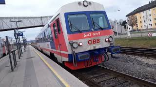 Bahnhof Wieselburg um kurz vor 1755 am 18032024 [upl. by Onitrof]