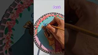 Diy Wedding gift idea😍art shorts diy wedding painting gift idea [upl. by Hanan]