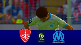 Brest vs Marseille Résumé et Buts  Ligue 1 202425 [upl. by Faxan]